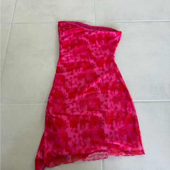 Princess Polly Donelli Mini Dress Pink Floral - Picture 7 of 7